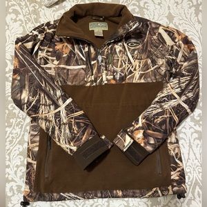 Lady drake waterfowl quarter zip camo jacket
